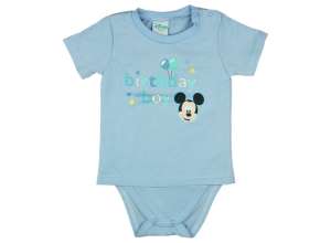  Disney rövid ujjú pólós Body - Mickey Mouse #kék - 98-as méret 30852995 Body-k - Pamut