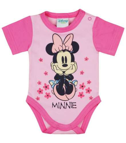  Disney rövid ujjú Body - Minnie Mouse #rózsaszín - 104-es méret 30853581