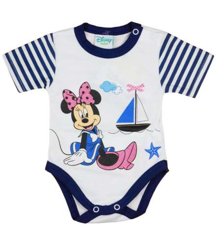 Disney rövid ujjú Body - Minnie Mouse #fehér-kék 30853920
