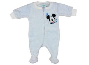 Disney hosszú ujjú Rugdalózó - Mickey Mouse #kék - 74-es méret 30865221 Rugdalózók, napozók - Fiú