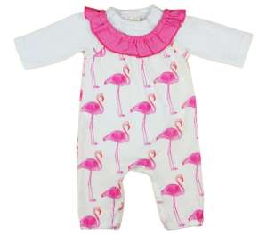 Bébi lányka Szett - Flamingó #rózsaszín - 74-es méret 30865700 Ruha együttesek, szettek gyerekeknek - Fehér