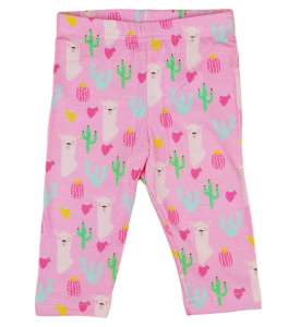 Hosszú Leggings - Láma #rózsaszín - 86-os méret 30869406 Gyerek nadrágok, leggingsek - Pamut