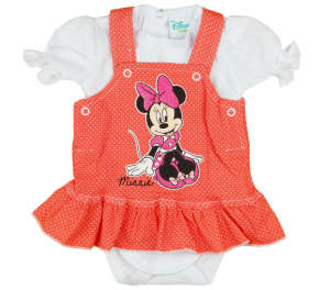 Disney 2 részes baba Szett - Minnie Mouse #piros - 86-os méret 30873244 Ruha együttesek, szettek gyerekeknek