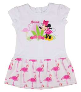 Disney rövid ujjú Kislány ruha - Minnie Mouse #fehér - 80-as méret 30874389 Kislány ruha