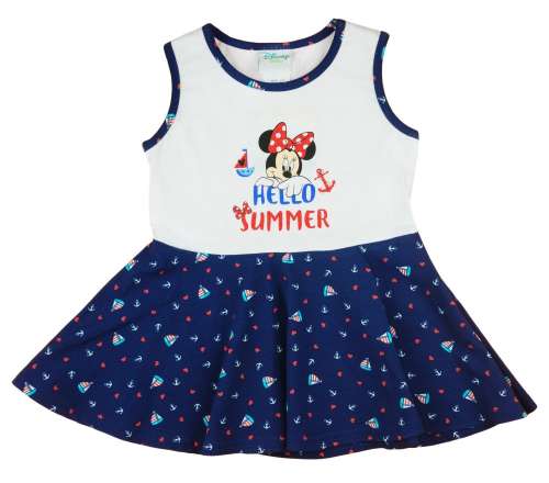 Disney ujjatlan Kislány ruha - Minnie Mouse #kék - 110-es méret 30874430