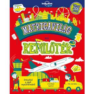 Matricavilág - Repülőtér - Színezz, ragassz, rajzolj! 46846206 Gyermek könyvek - Repülő