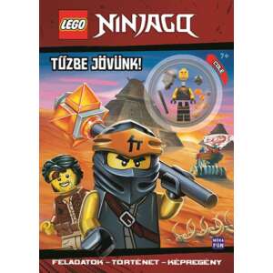 LEGO Ninjago - Tűzbe jövünk! - Foglalkoztatókönyv minifigurával 46841702 "ninjago"  Gyermek könyvek