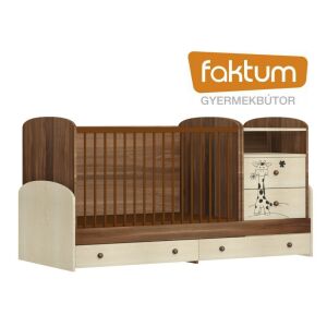 Faktum Makaó Kombi Kiságy - Zsiráf - 70x120cm