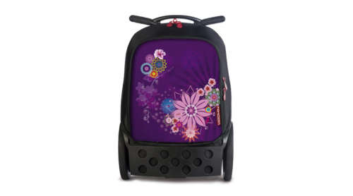 Nikidom Roller Bloom XL húzhatós Iskolatáska - Virág #fekete 31202219