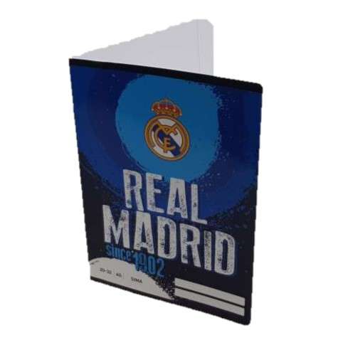 A/5 einfaches Notizbuch 20-32 - Real Madrid #blau