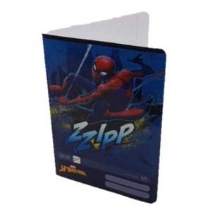 A/5 obyčajný zošit 20-32 - Spiderman #modrá