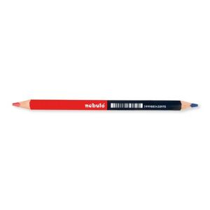 Nebulo Jumbo double-ended colored pencil, red and blue - Colored Pencil