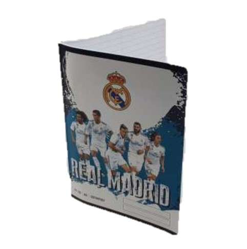 Caiet vocabular A/5 31-32 cu design Real Madrid #alb-albastru 31525241