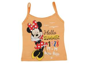 Disney pántos Trikó - Minnie Mouse #sárga - 128-as méret 30883409 "Minnie"  Gyerek trikók, atléták