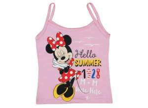 Disney pántos Trikó - Minnie Mouse #rózsaszín - 128-as méret 30883421 "Minnie"  Gyerek trikó, atléta