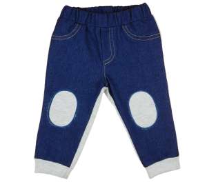 Fiú térdfoltos Nadrág #kék - 80-as méret 30883666 Gyerek nadrág, leggings - Lábfej nélküli baba nadrág