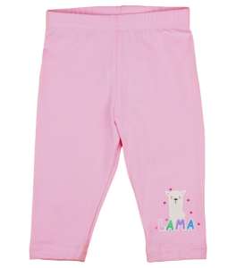 Kislány pamut Nadrág - Láma #rózsaszín - 104-es méret 30883893 Gyerek nadrág, leggings
