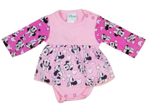 Disney hosszú ujjú Body - Minnie Mouse #rózsaszín 30884376