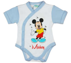 Disney rövid ujjú Body - Mickey Mouse #fehér - 56-os méret 30884476 Body