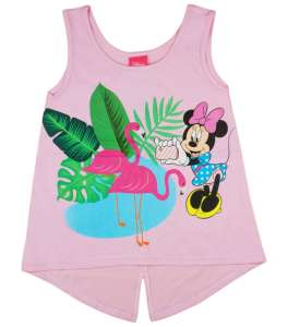 Disney csillámos Trikó - Minnie Mouse #rózsaszín - 128-as méret 30884681 "Minnie"  Gyerek trikók, atléták