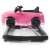 Side view of Bright Starts Ford Mustang Pink Baby Walker