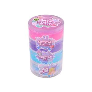 Mix Mermaid Putty Putty de cristal, 3 culori, extensibil, pentru joacă, ameliorarea stresului, jucărie senzorială, jucărie pentru copii - Slime