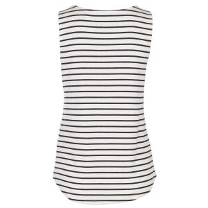 s.Oliver tricou fără mâneci cu dungi bej pentru femei - 42 128089081 - Îmbrăcăminte pentru femei