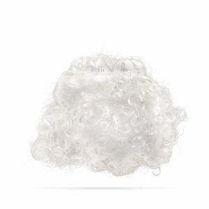 Mikulás beard, white Santa Claus beard 33x25cm - Nonbrand Santa Claus costume