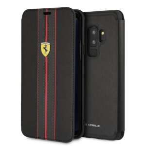 Husa carte Ferrari FESURFLBKTS9LBKR S9 Plus G965 neagră Urban