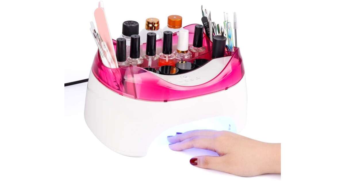 110W 2 AZ 1-BEN MŰKÖRMÖS UV/LED LÁMPA TÁROLÓVAL 47203976