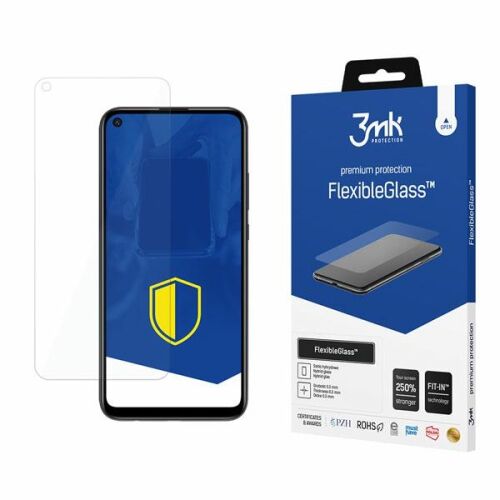 3mk FlexibleGlass™ Hibrid Üveg Huawei P40 Lite-hoz 148792034 - Kijelzővédő fólia