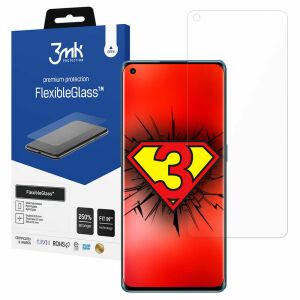 3mk FlexibleGlass screen protector for Oppo Reno 6 5G, phone case and packaging - 3MK Screen Protector