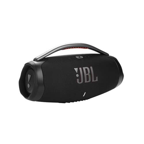 JBL Boombox 3 hordozható Bluetooth hangszóró, fekete, oldalnézet
