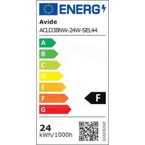 Avide Mennyezeti lámpa led ip44 selene 24w ACLO38NW-24W-SEL44 50441156 
