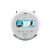 Top view of ETA 351290000 white robot vacuum cleaner with 2-in-1 vacuum and mop function