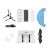 ETA robot vacuum cleaner accessories: side brushes, HEPA filter, mop cloth, charging station