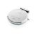 Angled view of ETA 351290000 white robot vacuum cleaner with mop attachment
