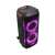 Преносим Bluetooth високоговорител JBL PartyBox 710 с лилави LED светлини и колела