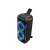 JBL PartyBox 710 portable Bluetooth speaker with colorful LED lights and wheels