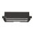 Front View of Candy CBT625/2B/1 Black Range Hood