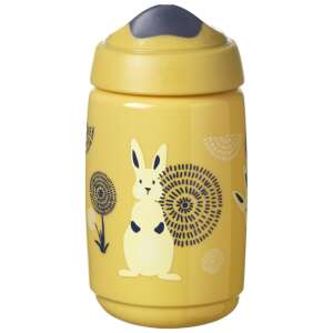 Tommee Tippee Superstar Csõrös tanulópohár, 390ml, mustársárga, nyuszi mintával, 12 hónapos kortól - Tommee Tippee