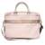 Taška na notebook Guess, ružová, 16 palcov, logo 4G, zadný pohľad