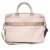 Taška na notebook Guess, ružová, 16 palcov, logo 4G, zadný pohľad