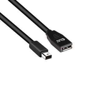 CLUB3D cac-1121 Mini DisplayPort - DisplayPort kábel, 1 méter hosszú, fekete - Club3D