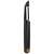 Fiskars Functional Form rotating blade peeler, black, side view