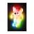 Plüssmedve, 8 LED - Home PM 01/BG ursuleț de pluș cu 8 lumini LED care schimbă culoarea, strălucind în întuneric