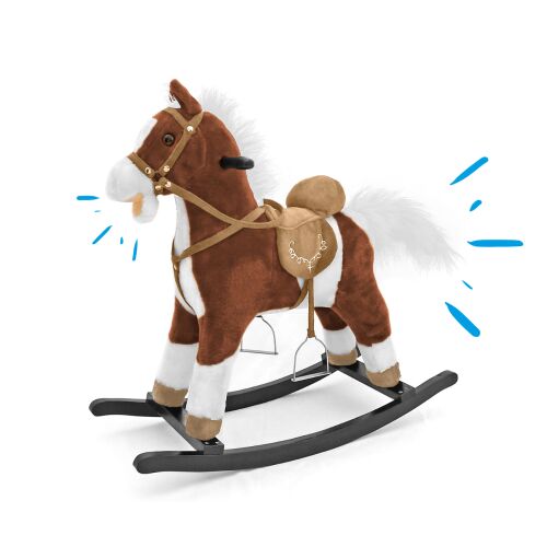 Milly Mally Barna Hintaló Nyereggel és Hangeffektekkel