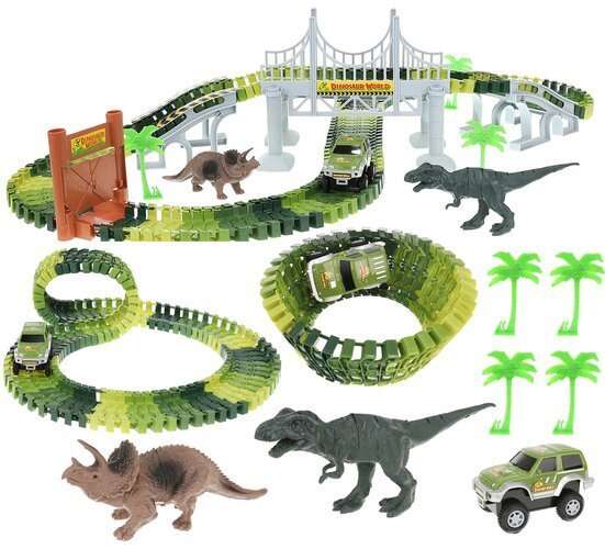 153 részes Dinoszaurusz park autópálya, kiegészítőkkel
