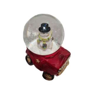 Havazógömb mikulás autós 4cm átmérő 47310755 - Hógömb