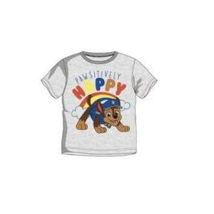 Mancs Őrjárat Chase Pawsitively Happy szürke póló gyerekeknek - Mancs Őrjárat